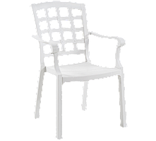 Крісло Papatya Паша білий