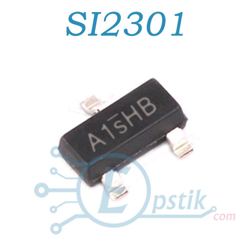 SI2301 (A1SHB) MOSFET транзистор P канал -3.1 А -20В SOT23
