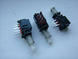 Кнопка типу Toneluck 6pin PS 909L з фіксацією для процесорів DBX, Phonic, Behringer і пультів Soundcraft MFXi, фото 7