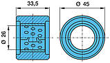 Ремкомплект гальмівної колодки BPW ECO Fi26x45, фото 2