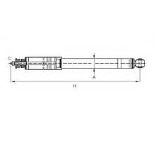 SCT Амортизатор  Z 1829 Lanos задний