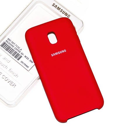 Silicone Case Premium на Samsung J7 2017 / J730 Red, фото 1