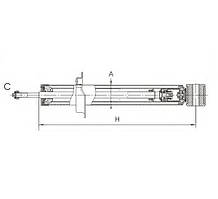 SCT Амортизатор задній Z 2873