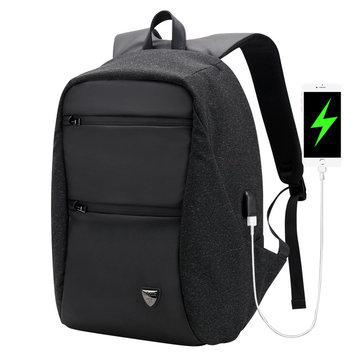 Модний міський рюкзак з конструкцією "антизлодій" і USB портом Arctic Hunter B00207, 26л