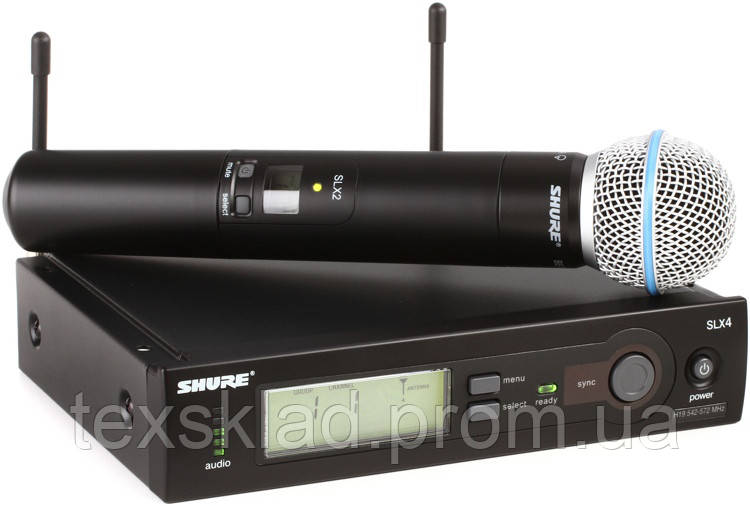 Радиомикрофон вокальный SHURE Beta58A SLX4: продажа, цена в Киеве ...