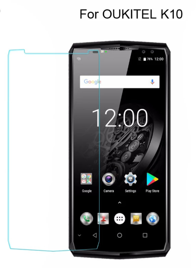 Захистале загартоване скло для Oukitel k10 2.5D 0.26 mm