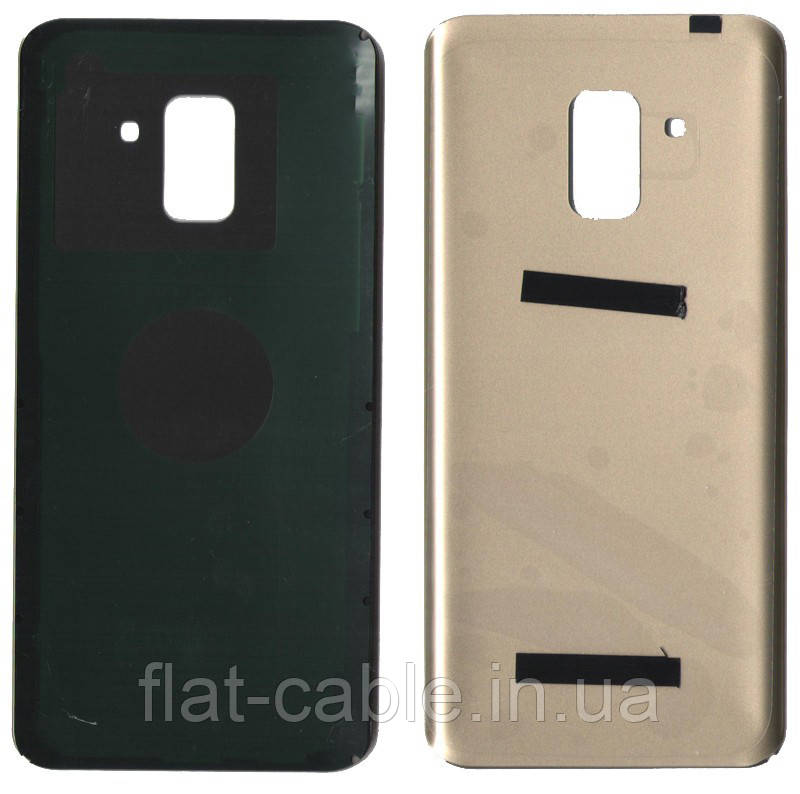 Кришка задня Samsung A530F Galaxy A8 (2018) Золота скло оригінал PRC