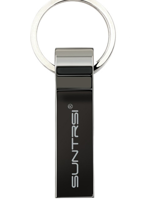 Флешка USB металева Suntrsi 16GB (blask), фото 1