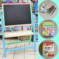 Дерев'яний Мольберт двосторонній крутяшка