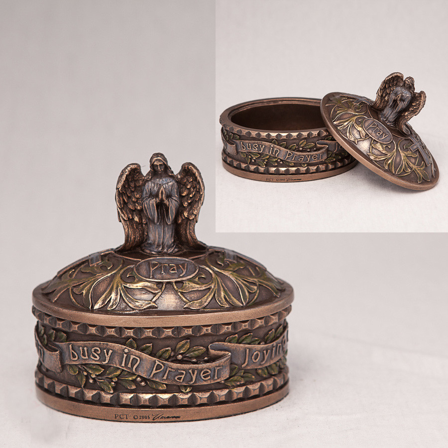 Скринька Veronese Блискучий ангел 9 см (71955 A4)