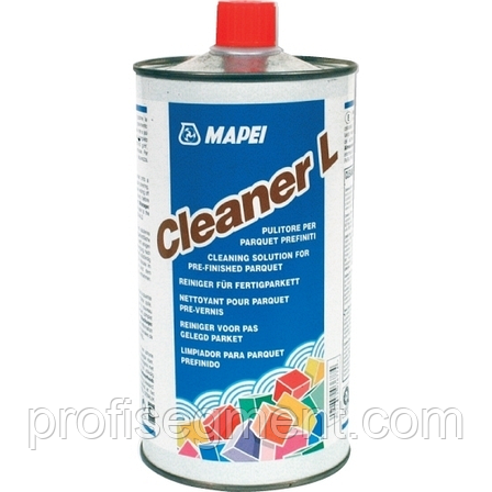 Очищувач паркету від залишків клею Mapei Cleaner L/0.85 kg (Клінер Л/0.85 кг),Харків, фото 2