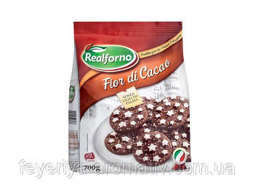 Печиво пісочне з какао Realforno Fior di Cacao (Італія) 700г