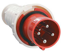 Вилка 034 3Р+РЕ 63A 380В IP54 ИЭК