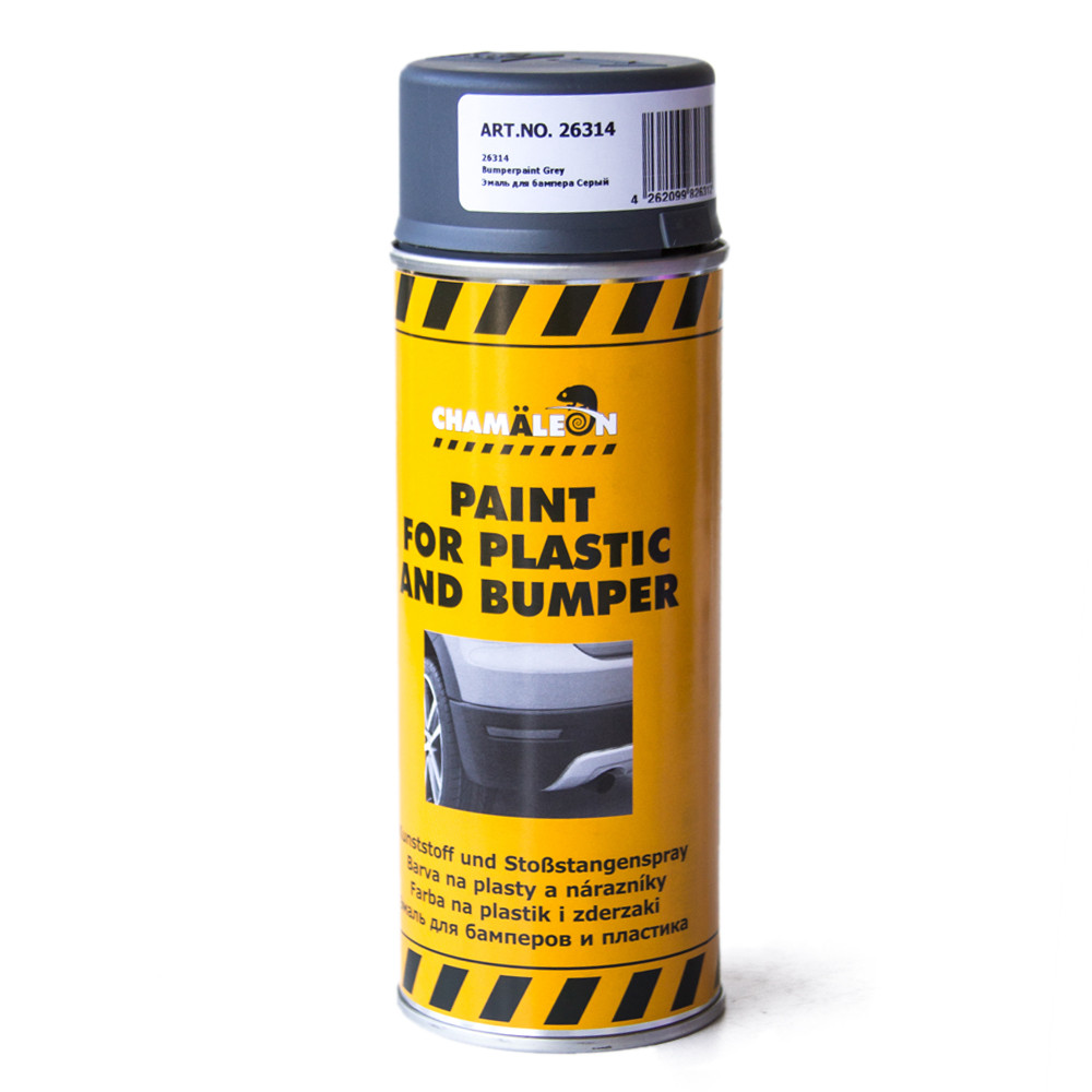 Краска для бамперов и пластика черная CHAMALEON Bumper Paint аэрозоль 400мл - фото 1 - id-p233967201