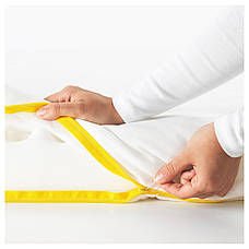 УНДЕРЛИГ Пенный матрас для детской кровати, белый, 70x160 см 30339392 IKEA, ИКЕА, UNDERLIG, фото 2