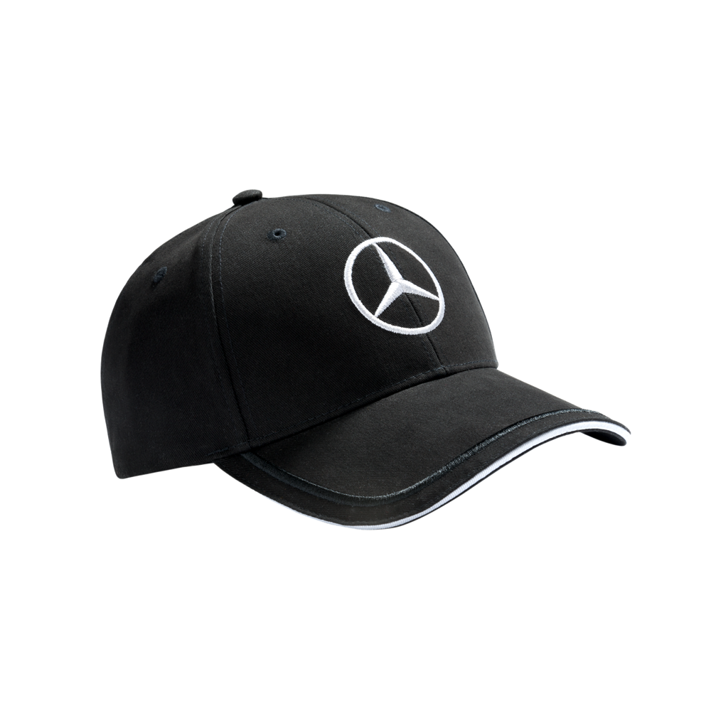 Бейсболка Mercedes men's Black Cap, cotton (B66953150)