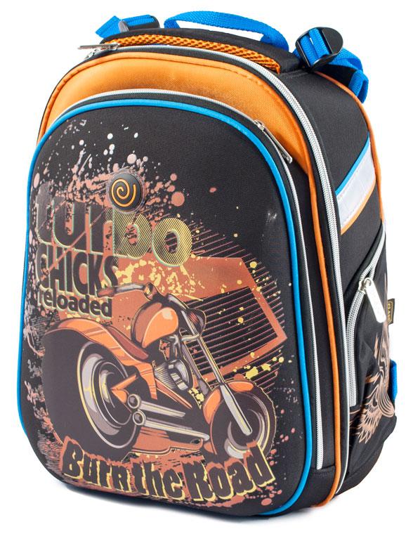 Ранець шкільний SchoolCase Bike 2 відд Nylon PL CLASS 9631 ж