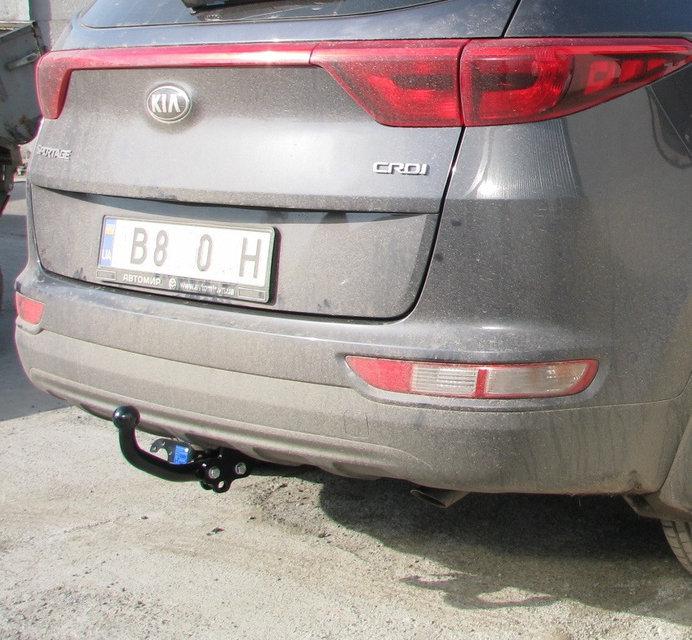 Фаркоп - Kia Sportage Кросовер (2015--) ГБО, з'ємний на 2 болтах
