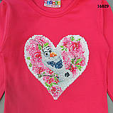 Кофта "Ельза і Анна" для дівчинки (двосторонні паєтки). 86-92 см, фото 3