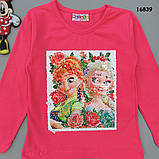 Кофта "Ельза і Анна" для дівчинки (двосторонні паєтки). 86-92 см, фото 2