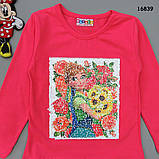 Кофта "Ельза і Анна" для дівчинки (двосторонні паєтки). 86-92 см, фото 3