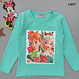 Кофта "Ельза і Анна" для дівчинки (двосторонні паєтки). 86-92 см, фото 3