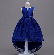 Сукня синя бальна випускна для дівчинки в садок або школу