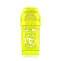 Антиколиковая бутылочка Twistshake 180 мл Желтая (7350083120397)