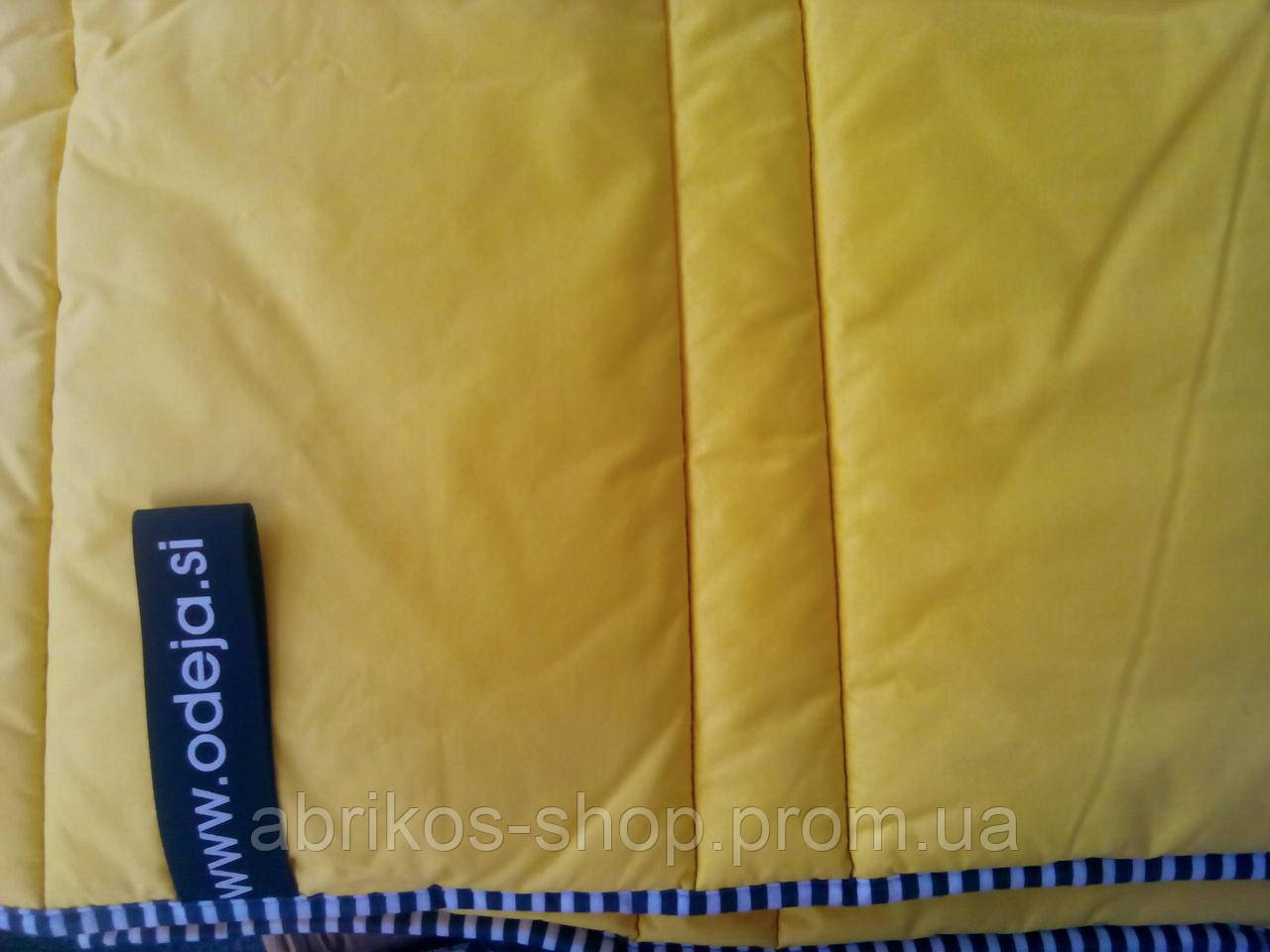 Кольорова універсальна гіпоалергенна ковдра для алергіків Odeja Color Light жовта (Словіння), фото 1