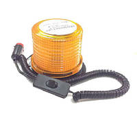 Мигалка-сирена 12/24V оранжевая RD-213 -30 (30 LED 2835 SMD) (магнит/выключатель)