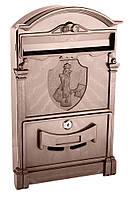 Поштовий ящик колір коричневий Поштальйон Печкін