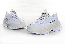 Кроссовки мужские Balenciaga Triple S White баленсиага белые. ТОП Реплика ААА класса., фото 2