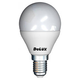 Світлодіодна лампочка Delux 5W P45 4100 K E14 Код.59339