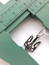 Срібний підвіс Тризуб П2/229, фото 4