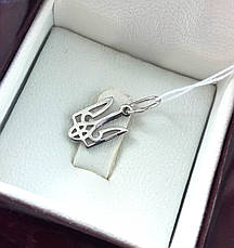 Срібний підвіс Тризуб П2/229, фото 2