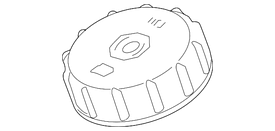 Кришка з прокладкою бачка головного гальмівного циліндра GM 0558975 0558053 13286453 13286455
