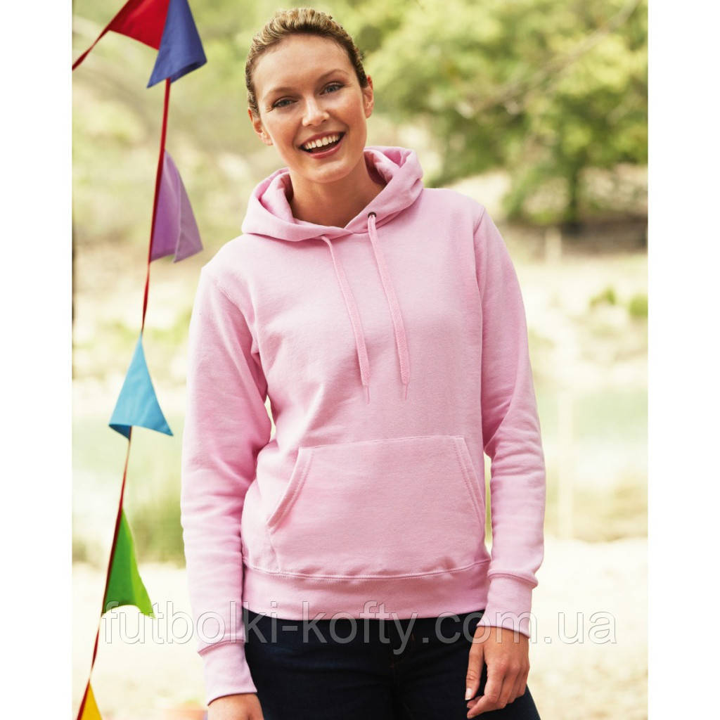 Жіноча класична толстовка худі з капюшоном Hooded Sweat Lady-Fit 62-038-0, фото 1