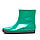 Жіночі гумові чоботи (ботильйони, чоботи) Nordman Alida світло-зелені з сірої підошвою, фото 2
