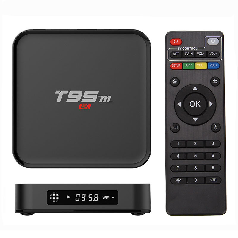 SMART TV Box Sunwell T95M Amlogic S905X Android 6.0 TV Box Смарт ТБ приставка, 1Gb RAM, 8Gb ROM