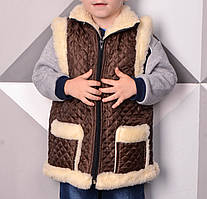 Теплі жилети для хлопчиків