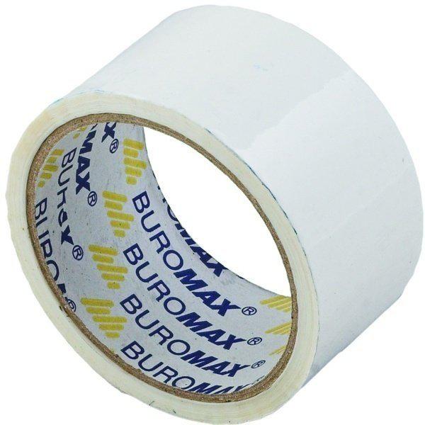 Лента клейкая упаковочная Buromax BM.7007-12 48 мм 35 м 45 мкм белая