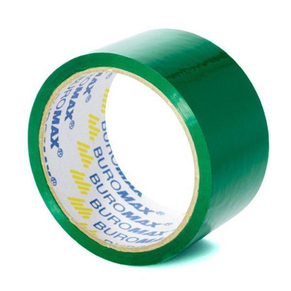 Лента клейкая упаковочная Buromax BM.7007-04 48 мм 35 м 45 мкм зеленая
