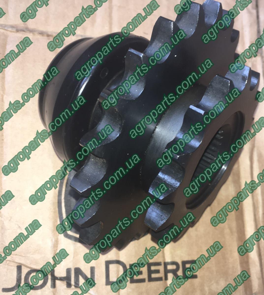 Зірочка AXE10874 z15/22 John Deere ah149349 Drive Sprocket АН149349 зірочка