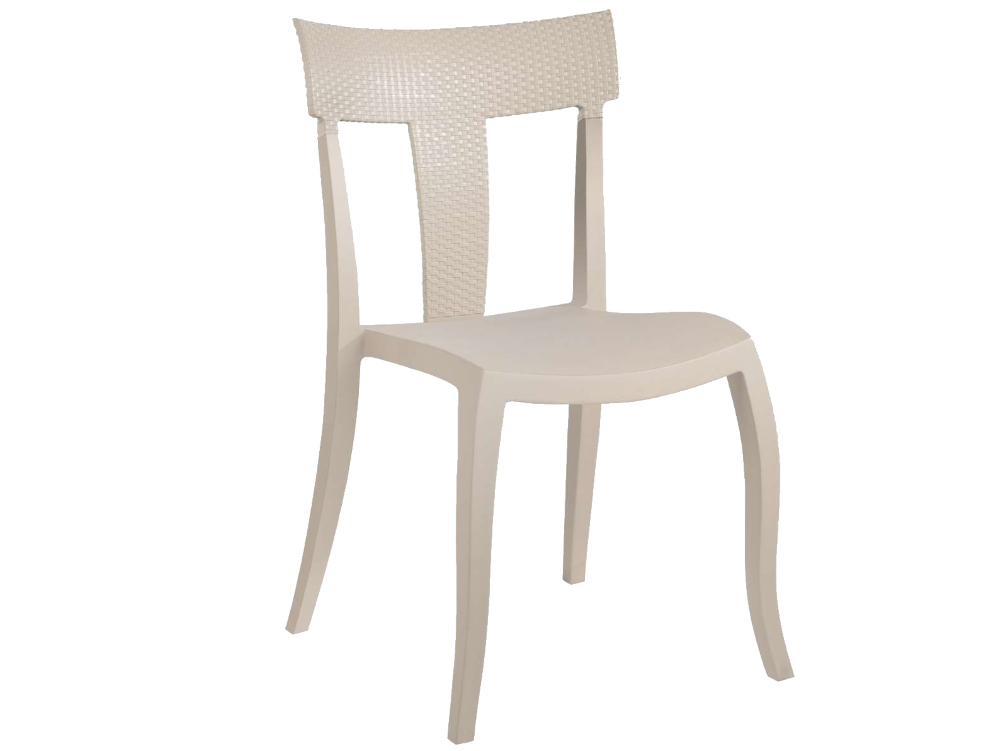 Стілець Papatya TORO-S RATTAN пісочно-бежевий, фото 1