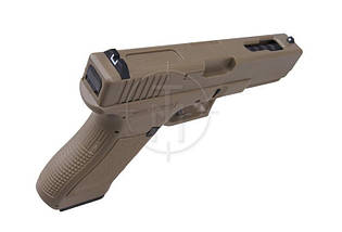 Електропістолет GLOCK 18C CM.030 (без АКБ) - TAN (для страйкболу), фото 4