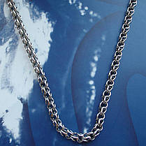 Срібна ланцюжок, 600мм, 40 грам, плетіння Круглий Бісмарк, фото 2