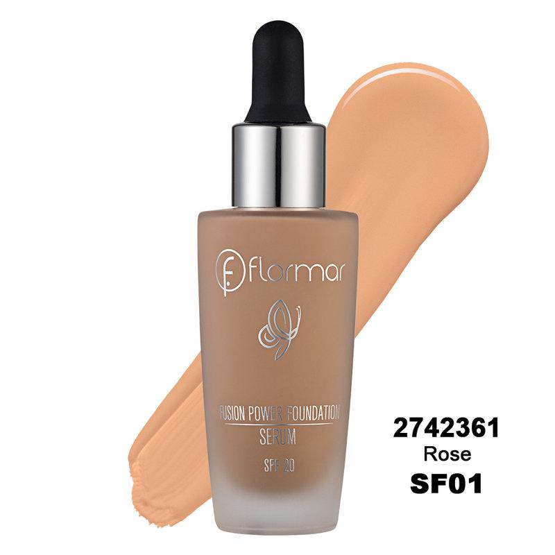 Тональна основа-сироватка Flormar з ефектом омолодження SF01 Rose 30 мл (2742361)