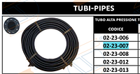 02-23-007, Tubo alta pressione telato interno 16 BAR ?8X15