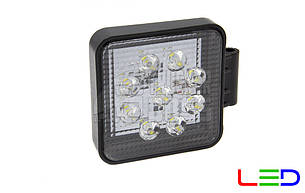 Фара додаткова робоча універсальна діодна NOKTA 10-30V 9LED Металева