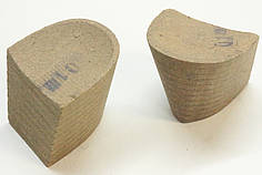 Каблук дерев'яний (мазанит) жіночий №01 (висота-5,1 мм)